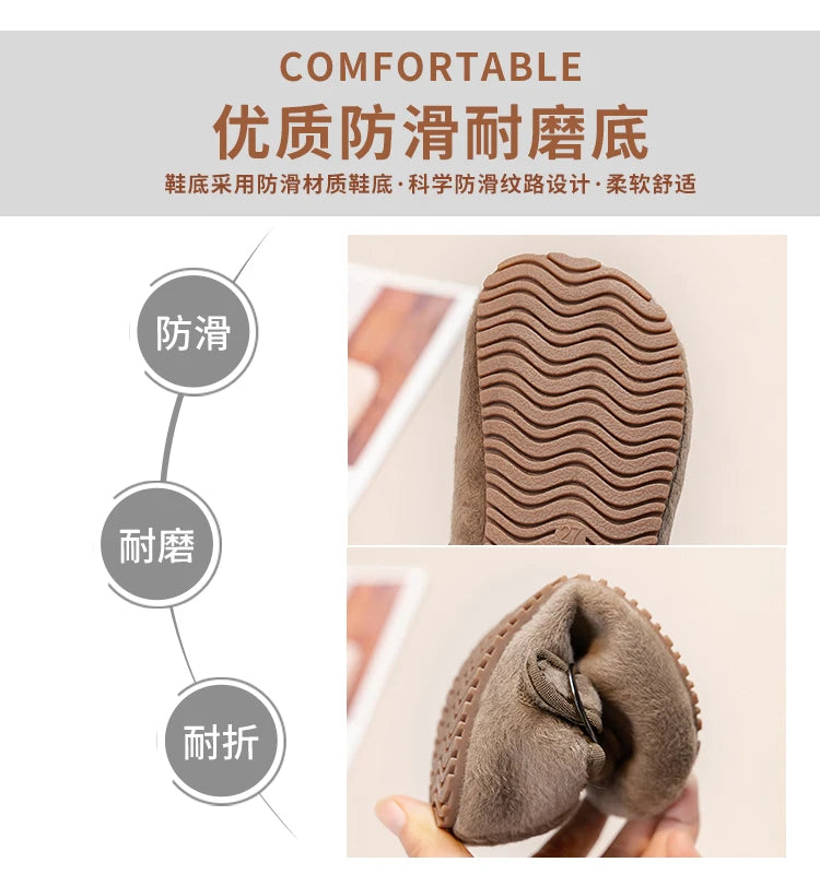 Baby Girls Spring/Autumn Fashion Popular New Kids Solid Color Flat Casual Comfortable Student Children's Walking Shoes Size21-30