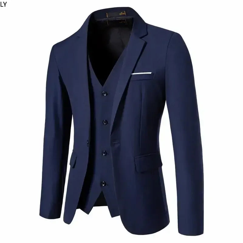 Mens Suit Vest Smart Casual Sleeveless Vest Single Breasted Solid Color Business Wedding Formal Suit Vests Spring Summer Autumn