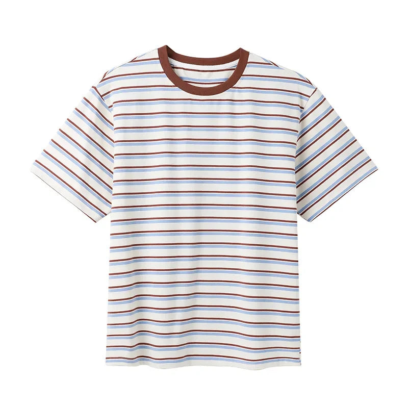 2025 Mom Daughter Father Son Family Matching Summer Cotton Mother Daughter Outfits Twin Wear Casual Striped Tshirt Overalls Set