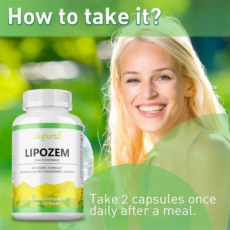 Lipozem Supplement - Digestive Health, Appetite Suppression, Metabolism, Fat Burning, Body ShapingSupplementsSupplements