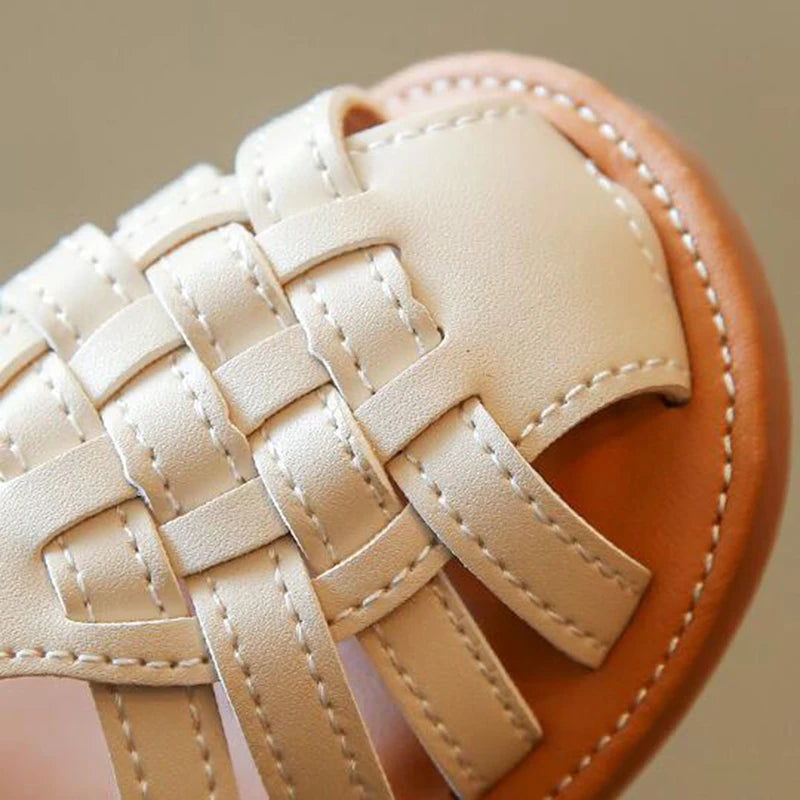 Girl Sandals Summer Weave Boys Beach Sandals Kids Shoes Casual 1-8 years