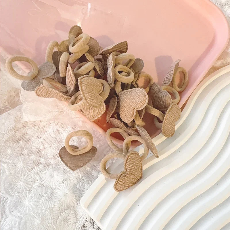10PCS/lot Candy Color Kids Elastic Hair Bands Girls Rubber Band Children Cute Baby Hair Accessories