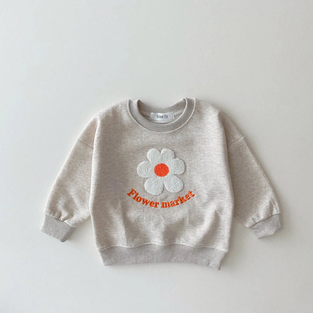 New Baby Clothes Suits Cotton Infantil Newborn Baby Outfits Clothes Little Flower Pullover Top+Trousers Set Boy Girl Clothes