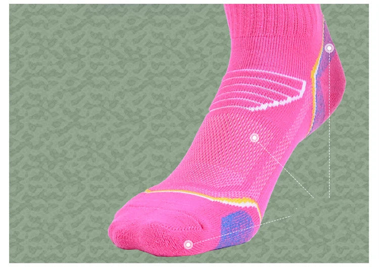 Women Socks Sports Breathable Compression  Supply Running Riding Cycling Knee high Basketball Biking Hockey Soccer