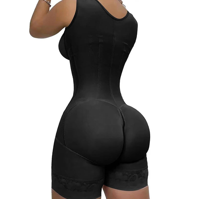 Women Colombian Fajas High Compression Girdles Tummy Control Full Body Slimming Shaperwear