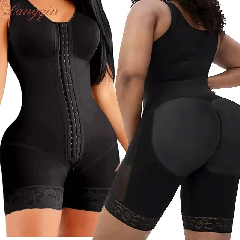 Women Fajas Colombianas High Compression Body Shapewear  Tummy Control Post Liposuction BBL Slimming Waist Belt