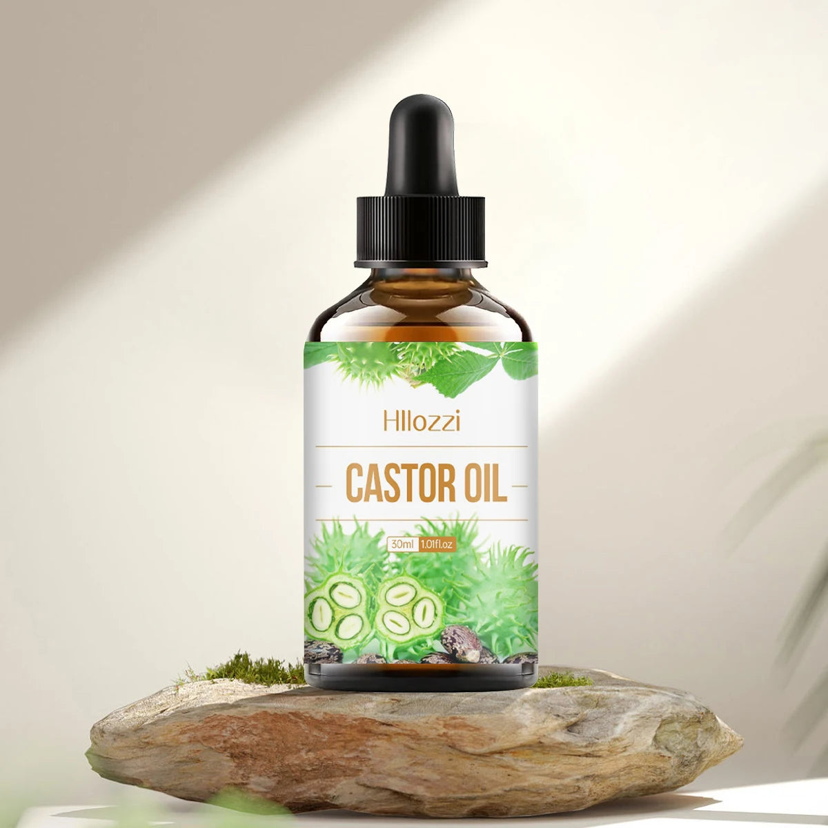Castor essential oil has a unique scent and is suitable for hair care, body massage, aromatherapy and diffusers.