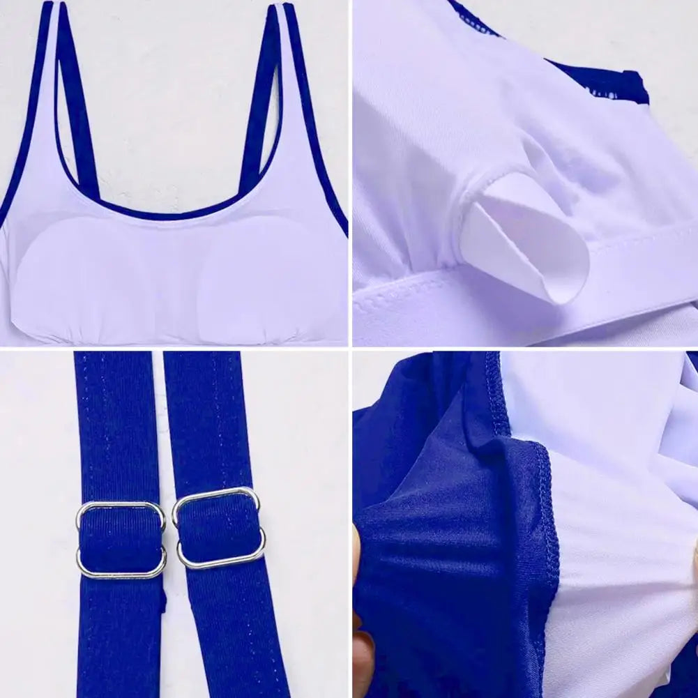 Women's Tankini Top Only Modest No Bottom Swimwear Top Tummy Control Swimsuit Female Bathing Suit for Beach Vacation Party