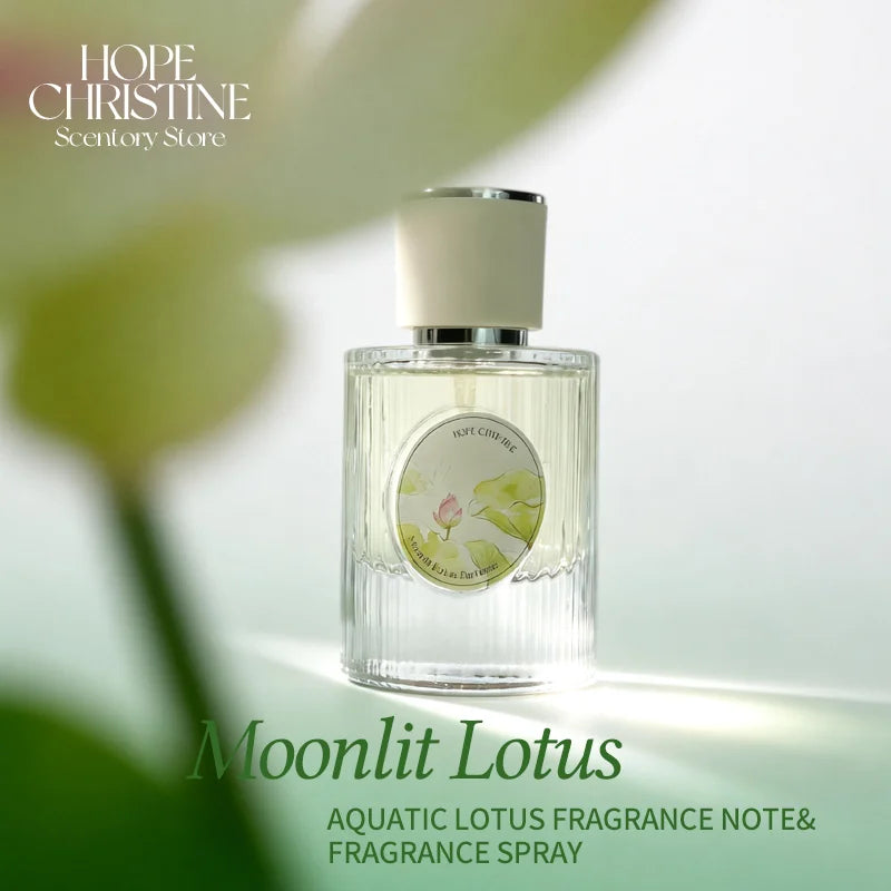 Fresh Lotus Perfume, long-lasting floral and woody fragrance, Oriental beauty, blended with lotus and jasmine,