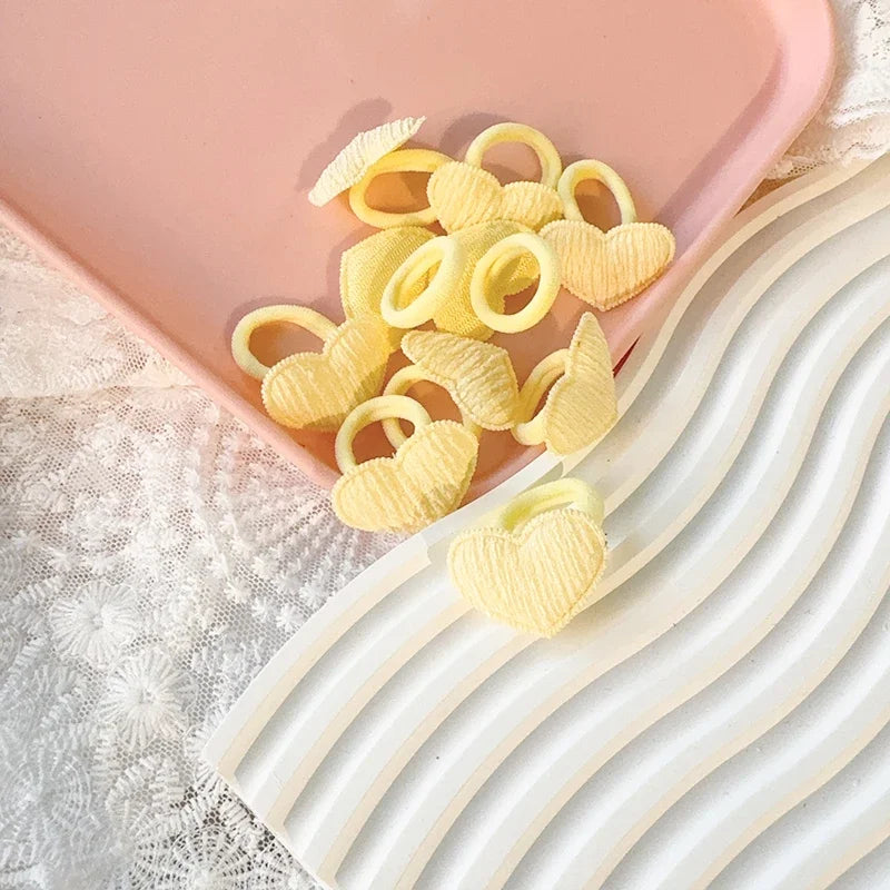 10PCS/lot Candy Color Kids Elastic Hair Bands Girls Rubber Band Children Cute Baby Hair Accessories