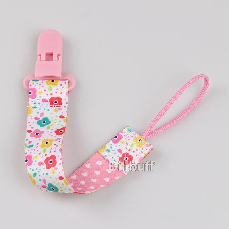 2024 Baby Teether Handmade Personalized Name Pacifier Clips Holder Chains Silicone Pacifier Chain Clips Baby Teething Chain Gift