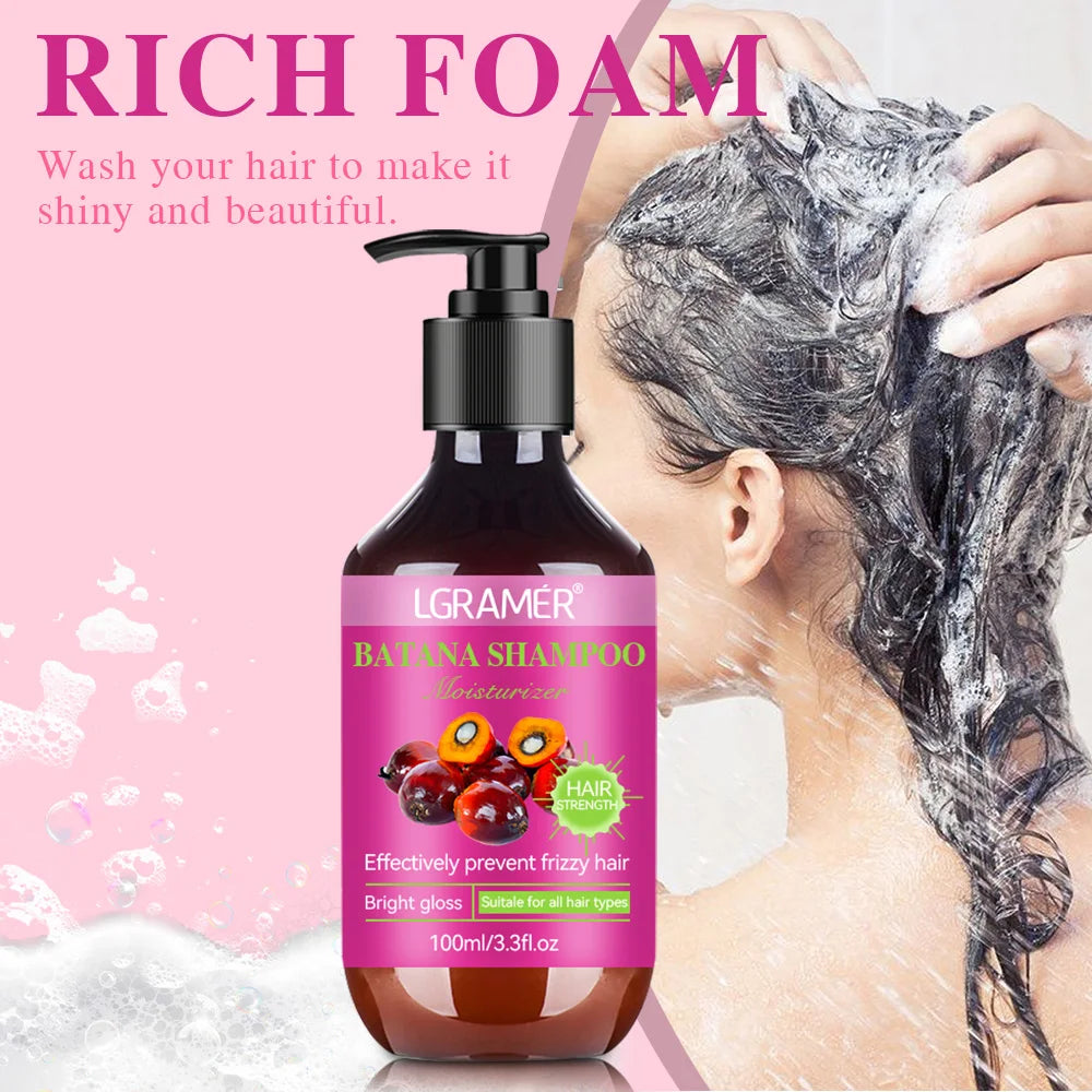 Batana Shampoo Controls Oil Removes Dandruff Relieves Itching Softens and Nourishes and Strengthens Hair Quality for Men  Women