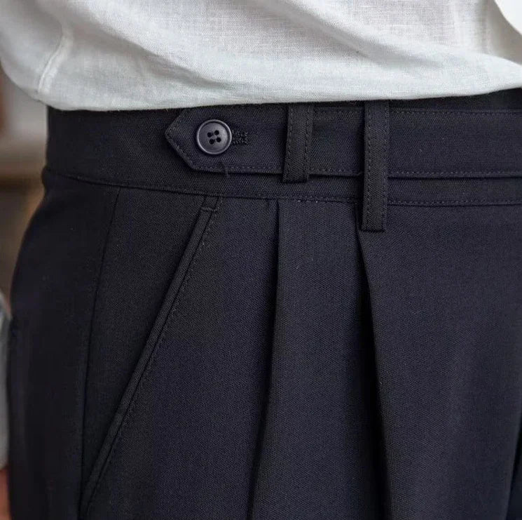 Man Suits Pants Fluid Khaki Draped Trousers for Men Baggy Suit Korean Style Clothes Reviews Many Slacks High Quality Dress Up