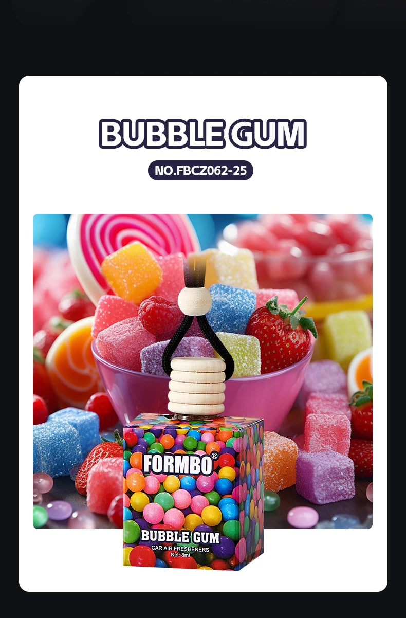 Sweet fruit car perfume, lasting light fragrance and odor removing car fragrance, fresh fruit fragrance, car fragrance pendant