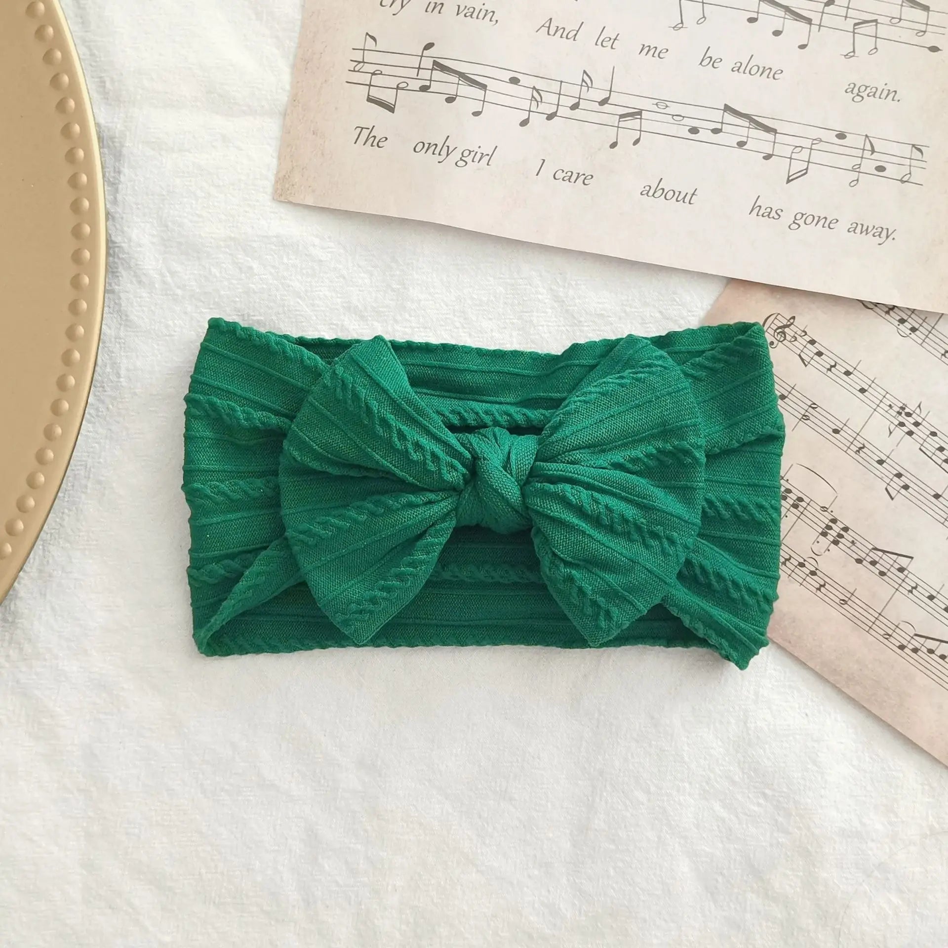 Lovely Newborn Baby Headband For Girls Elastic Knit Children Turban Baby Bows Soft Nylon Kids Headwear Hair Accessories
