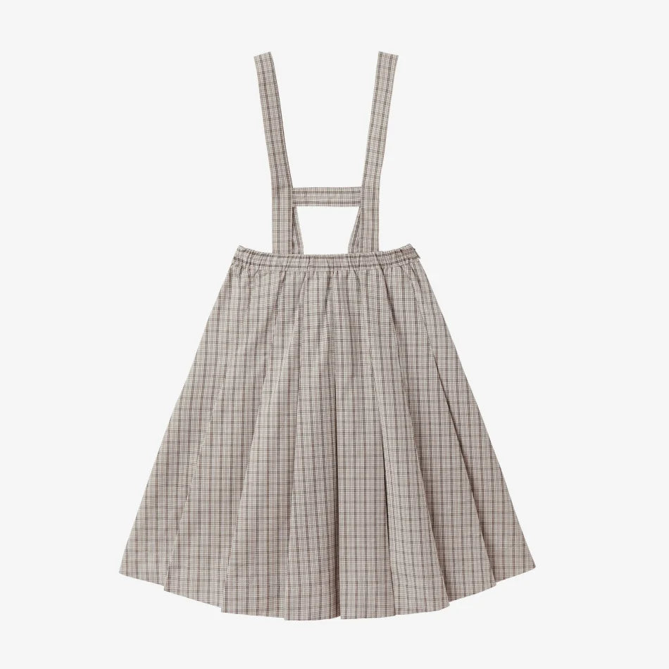 AS  SS26 Heritage collection brown Checked smocking  girls dress knitting boys sister brother family match clothes