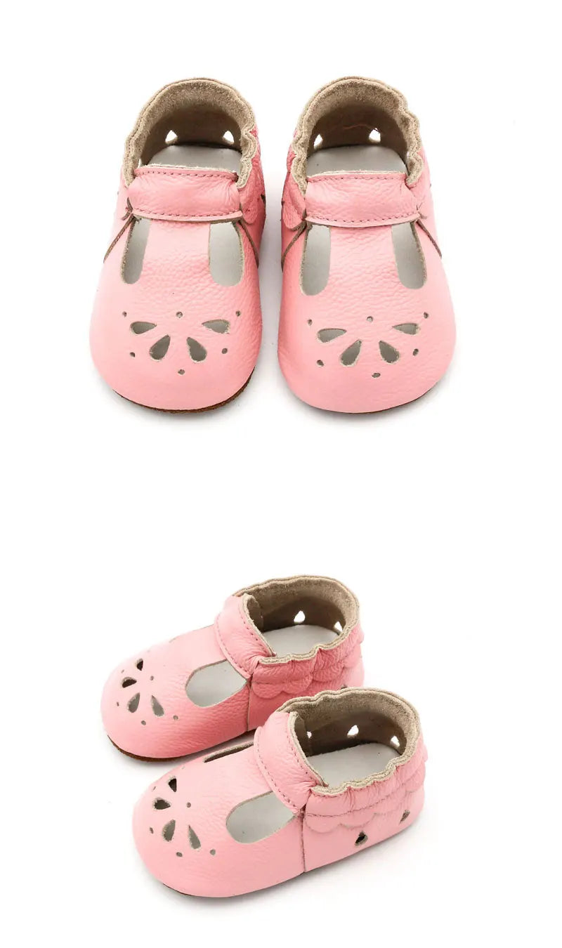 Baby Girls Shoes Sandals Toddler Boys Casual Summer Leather Shoes Newborn Infant Barefoot Shoes Sapato Loafers Kids Items stuff