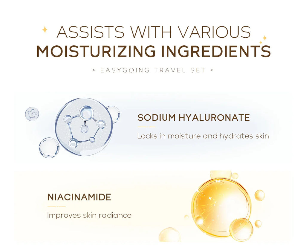 4pcs/set LAIKOU Skin Care Sets Facial Cleanser Serum Face Cream Facial Sunscreen Anti-Aging Whitening Creams Facial Skin Care