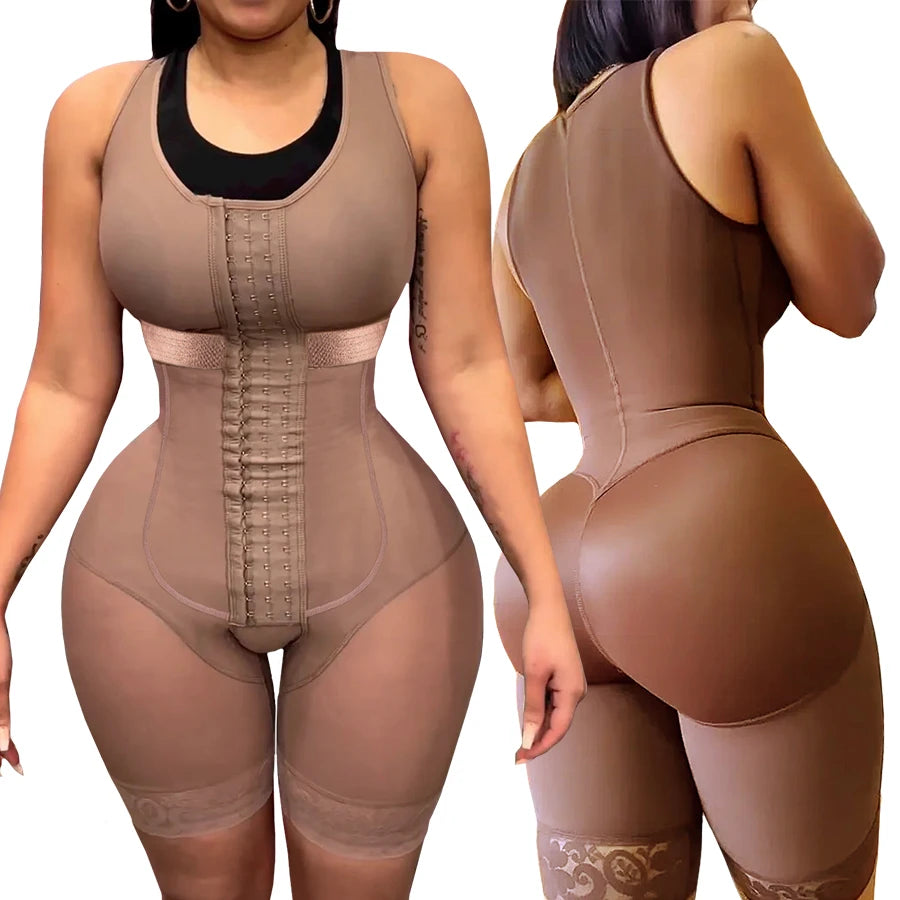 Girdles Shapers Fajas Colombian Corset Sculpting Body Sheath Slimming Bodysuit Tummy Reducing Shapewear Post Surgery Garment
