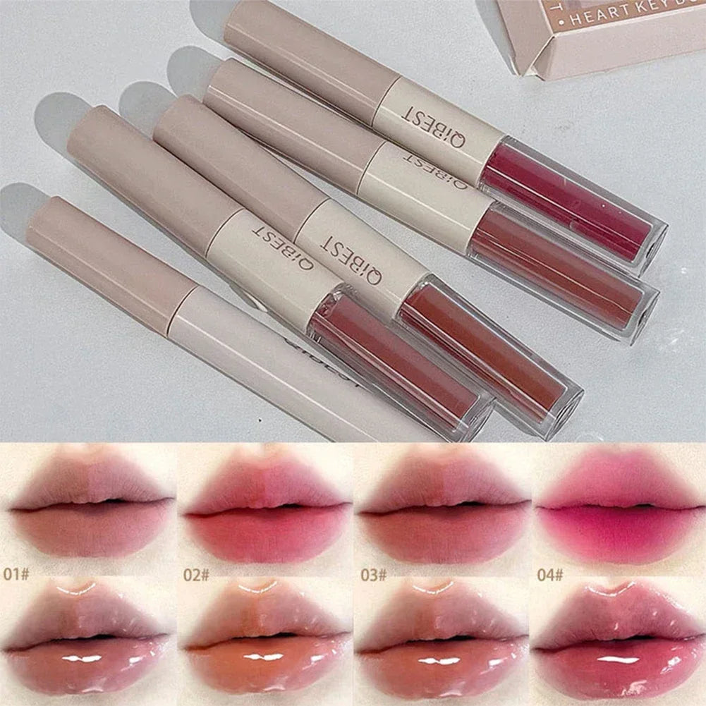 Marie Set de Maquillaje Facial de Regalo — Brillo Labial Doble Punta, Polvo Compacto, Rubor, Sombras, Lápiz de Cejas, Delineador y Aceite Labial