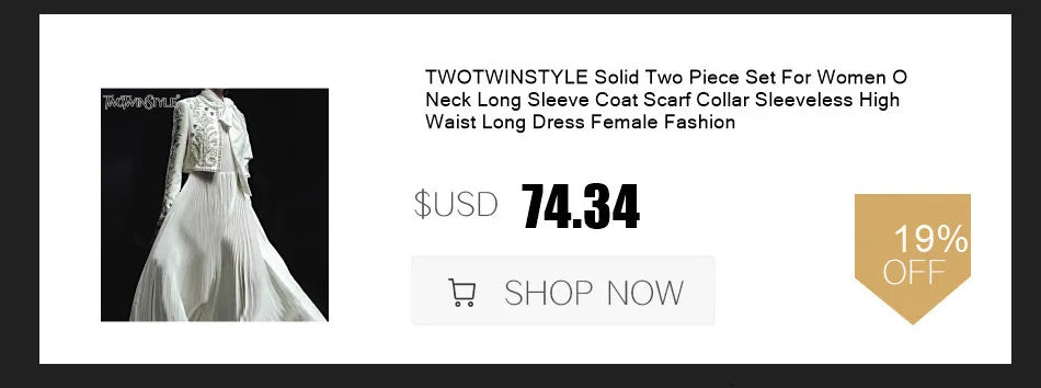 TWOTWINSTYLE Solid Spliced Button Slimming Dresses For Women O Neck Long Sleeve High Waist Temperament Dress Female Fashion New