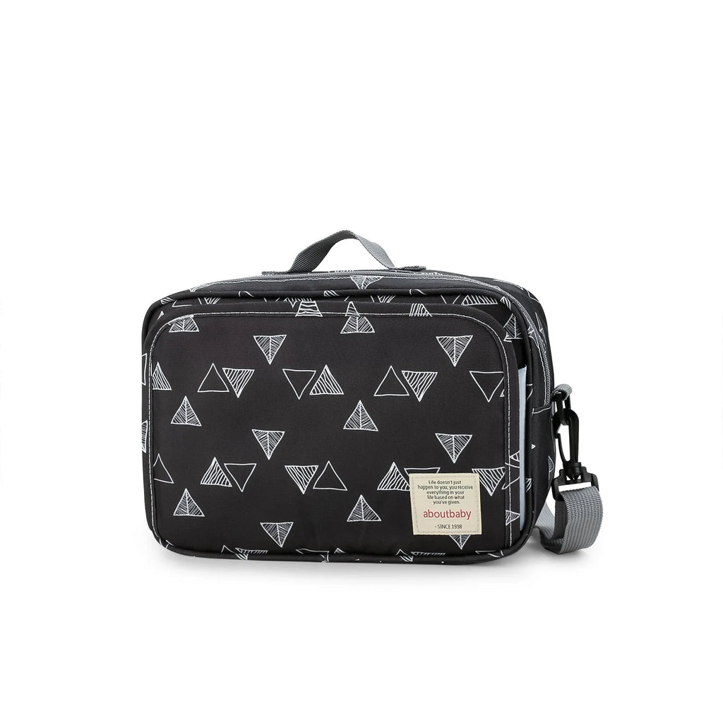 Baby Stroller Bag Waterproof Portable Outing Travel Mummy Bag Multifunction Diaper Bottle Storage Hanging Bag Pram Organizer