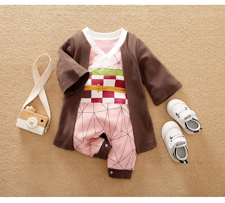 Baby Clothes Cute Role-Playing Pure Cotton Comfortable And Soft 0-18 Boys And Girls Spring And Autumn Long Sleeved Baby Jumpsuit