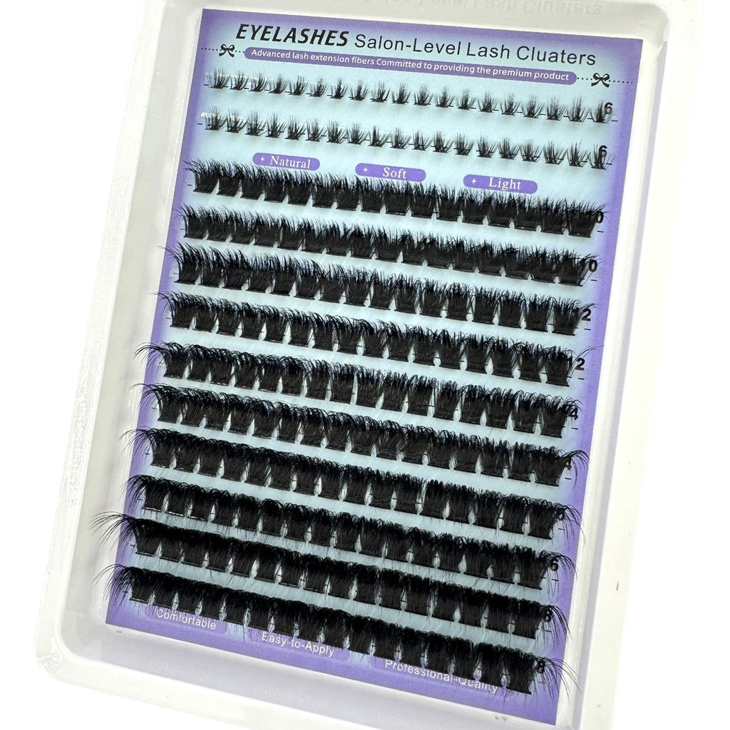 Bottom+Spikes Lashes Clusters Wispy Manga Lashes Clusters Extension Unique Spiky Cluster  Anime Individuals Fairy Lashes 10-18mm