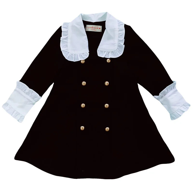 Parent Child Clothing Mother Daughter Children Clothing Palace Dress Fashion 2025 Spring and Autumn New Children Clothing