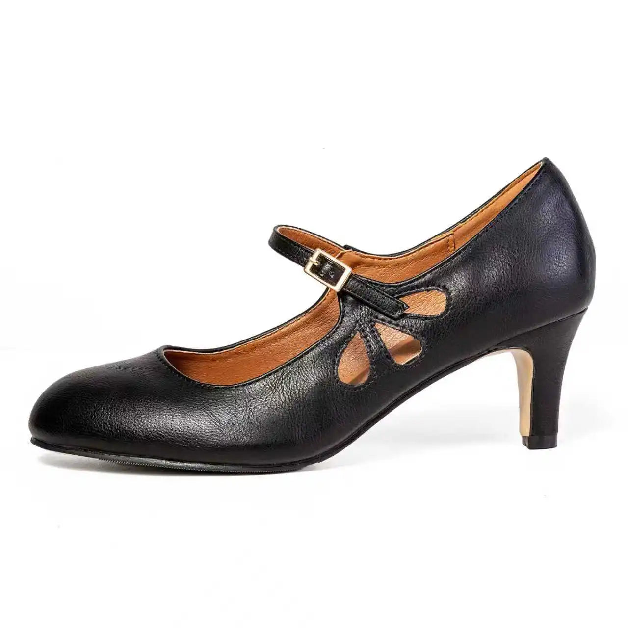 Black Shoes Ladies Pumps Medium Heel Sexy High Heels Weeding Shoes Women Office Work Black Pumps Party Shoes