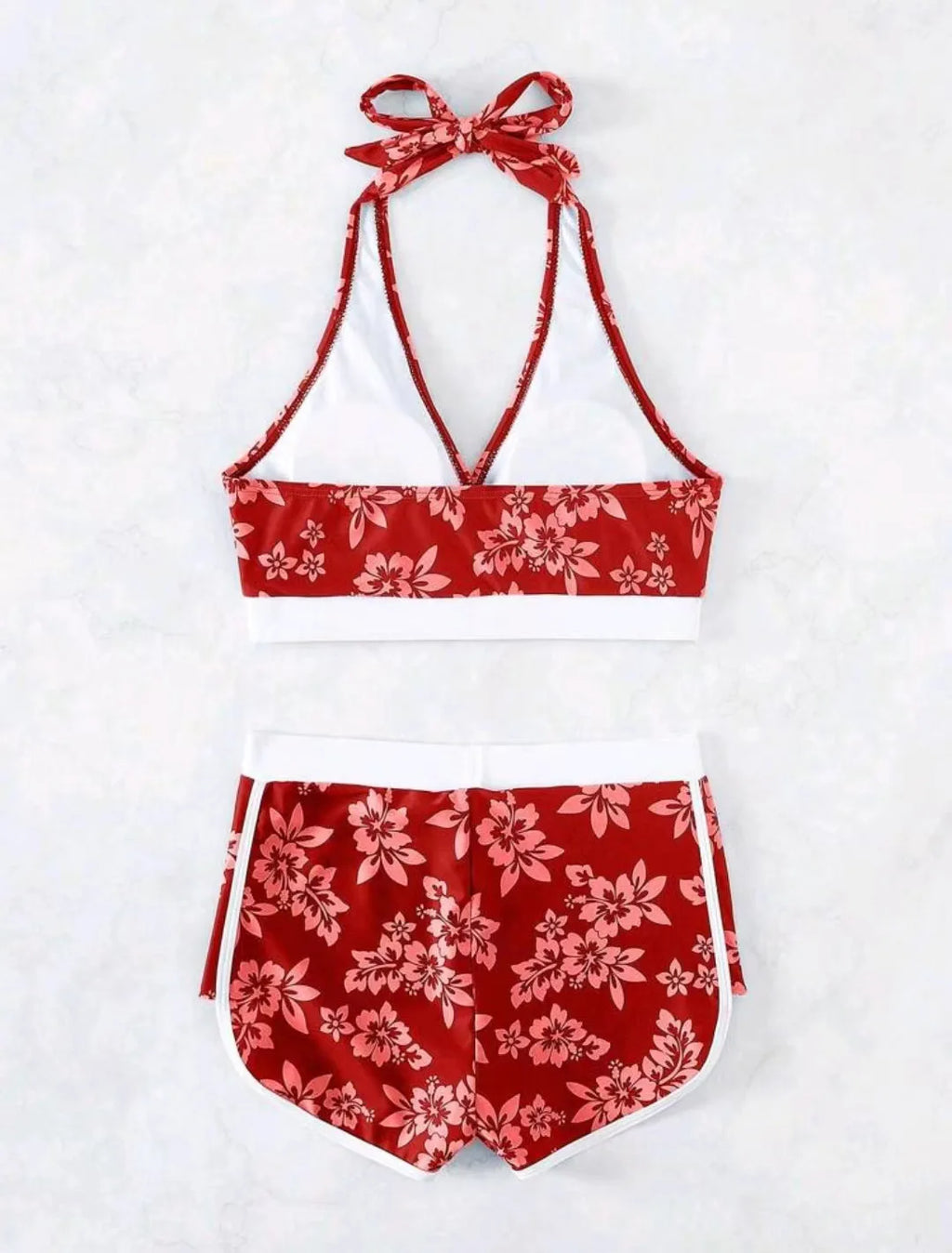 VigoBreviya Print 2026 Tied Halter Swimwear Sexy Women High Waist Bikini Set Push Up Brazilian Swimsuit Lady Beach Bathing Suit