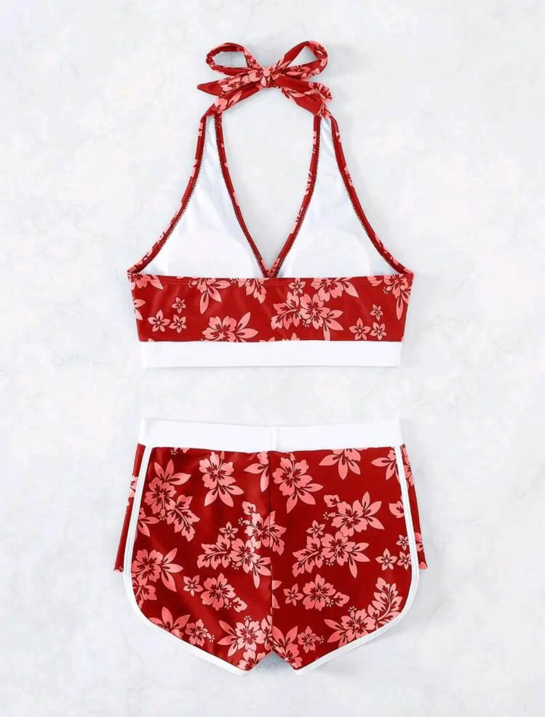 VigoBreviya Print 2026 Tied Halter Swimwear Sexy Women High Waist Bikini Set Push Up Brazilian Swimsuit Lady Beach Bathing Suit
