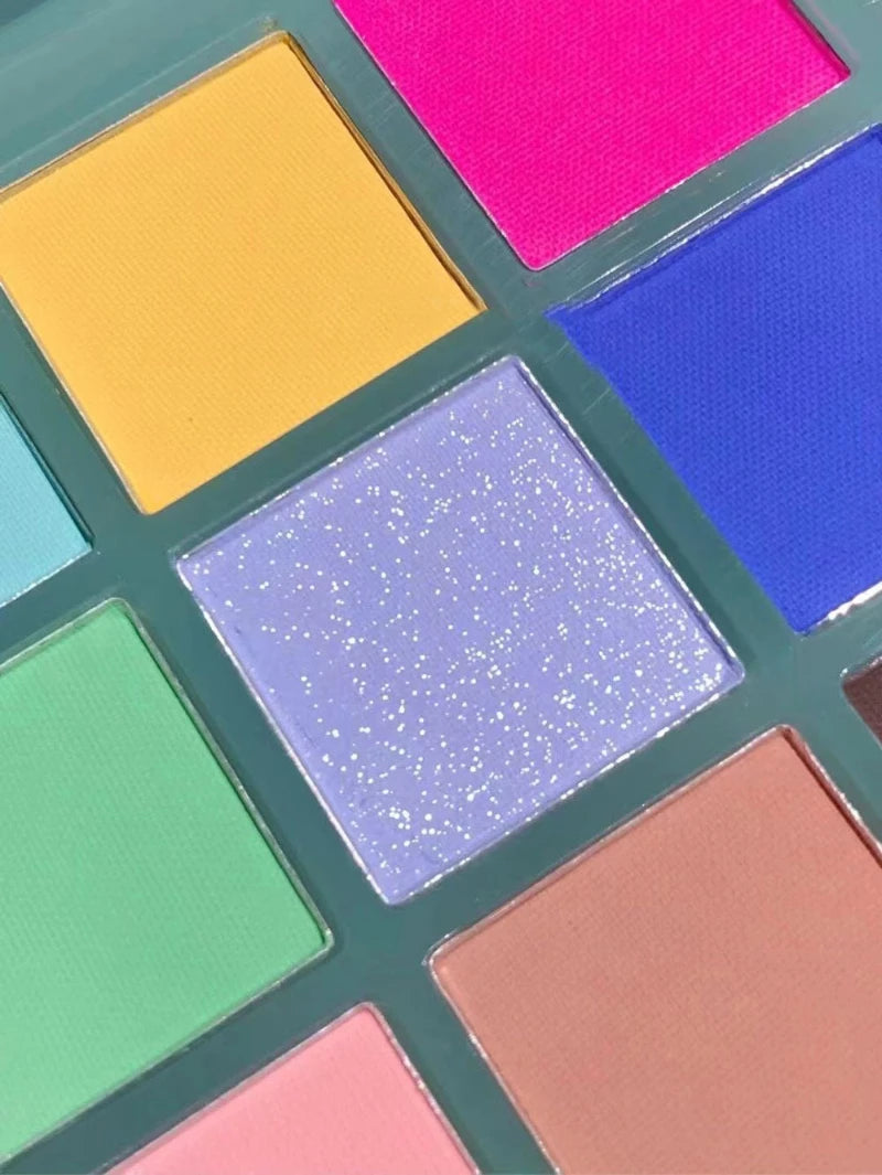 Eyeshadow Makeup Palette,15 color Shimmer Eyeshadow,Matte,Highly Pigmented,Waterproof,Eyeshadow Makeup,blendable Makeup