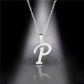 A To Z 26 Letters Initial Minimalist Stainless Steel Pendant Necklaces For Women 26 Alphabet Birthday Gifts Jewelry