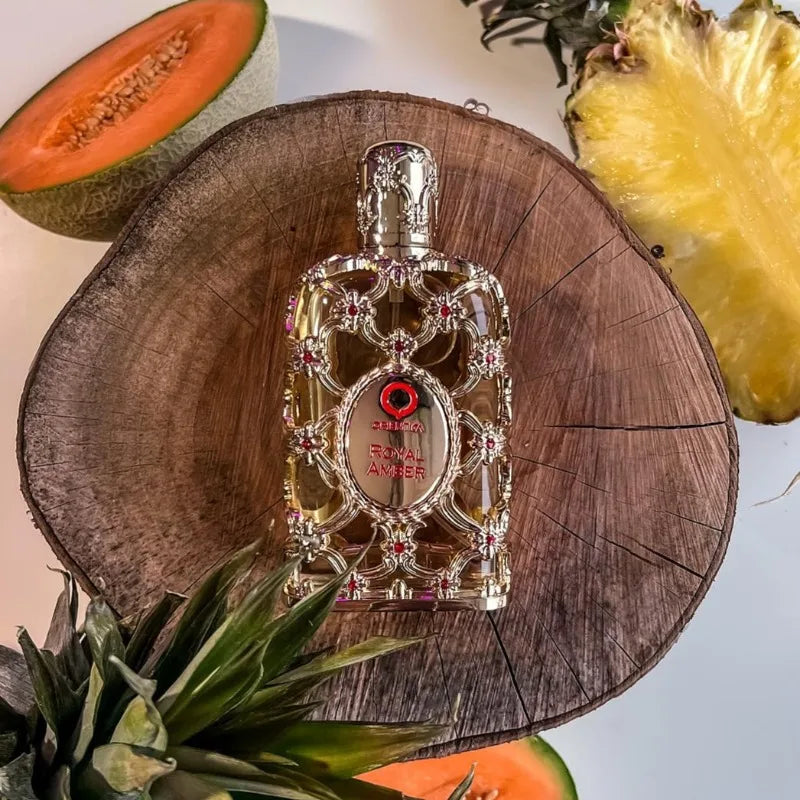 80ml Fresh Fruity Gourmand Perfume Elegant Long Lasting Amber Notes Luxury Oriental Unisex Scent Arabian Style EDP