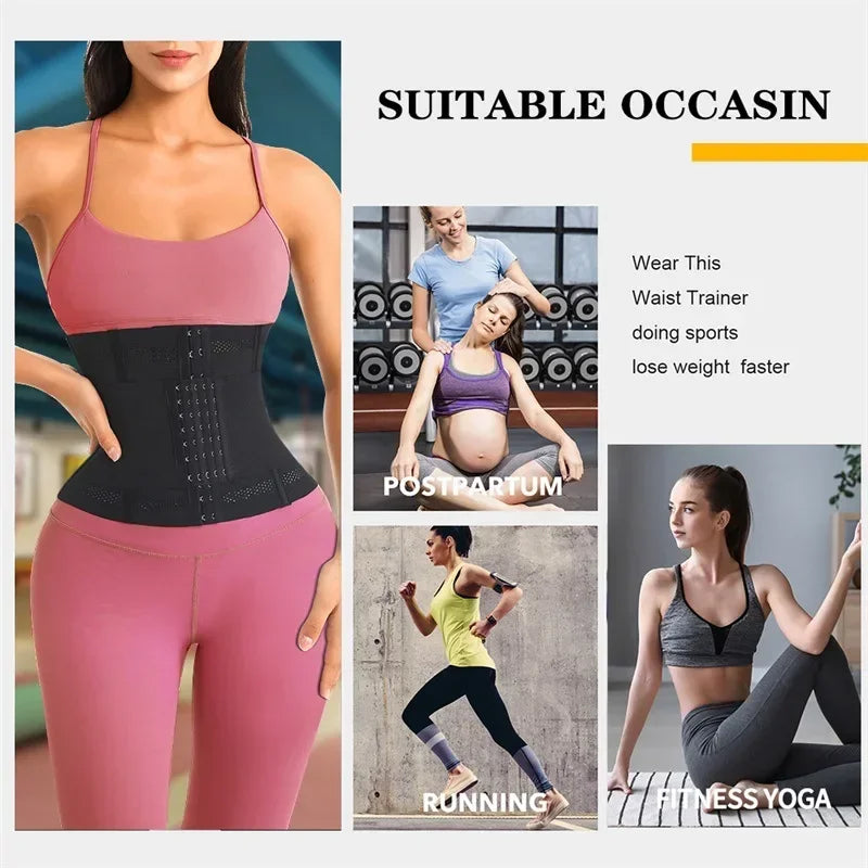Waist Trainer for Women Body Shaper Tummy Control Slimming Sheath Flat Belly Reductive Shapewear Slim Corset Belts Summer