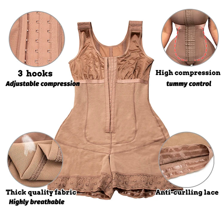Girdles Shapers Fajas Colombian Corset Sculpting Body Sheath Slimming Bodysuit Tummy Reducing Shapewear Post Surgery Garment