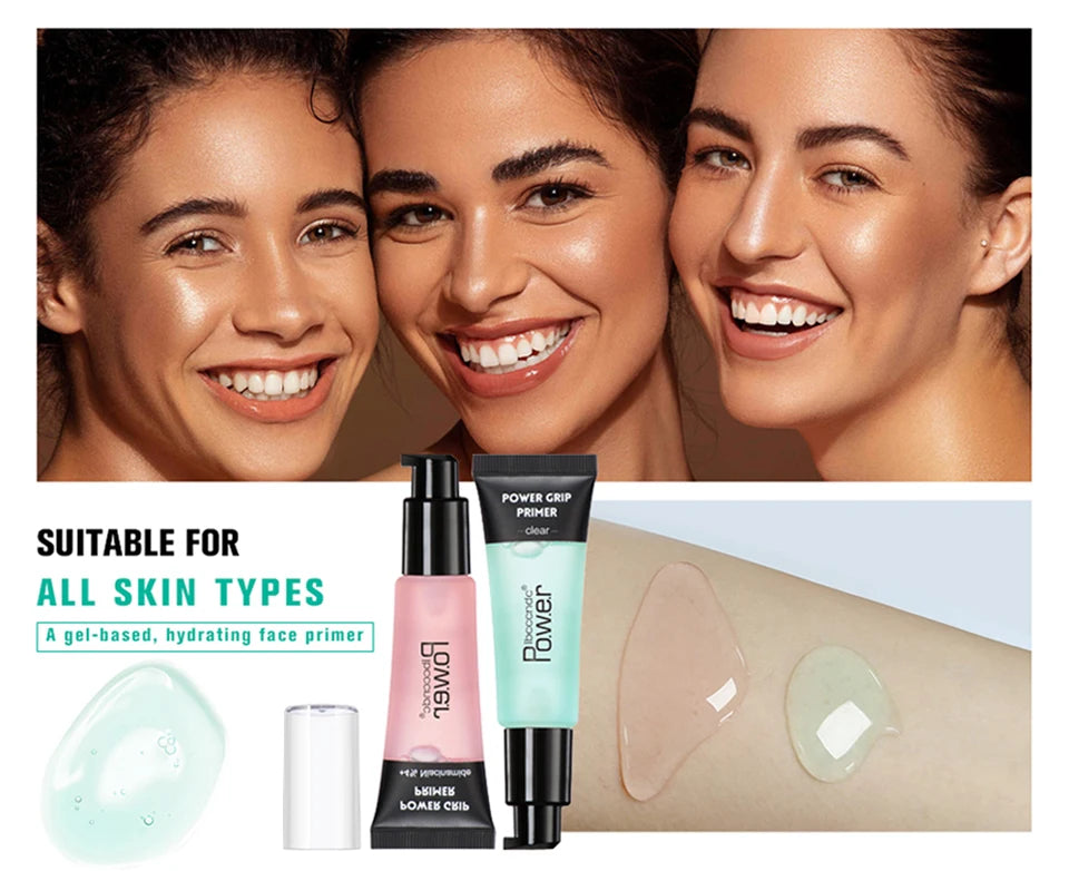 Marie Primer Gel Hidratante 24ml — Base Facial Transparente de Larga Duración para Suavizar la Piel y los Poros
