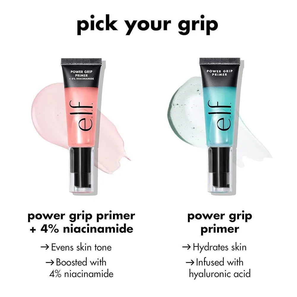 Marie Primer Gel Power Grip con Ácido Hialurónico y 4% Niacinamida — Hidratante, Iluminador y de Larga Duración