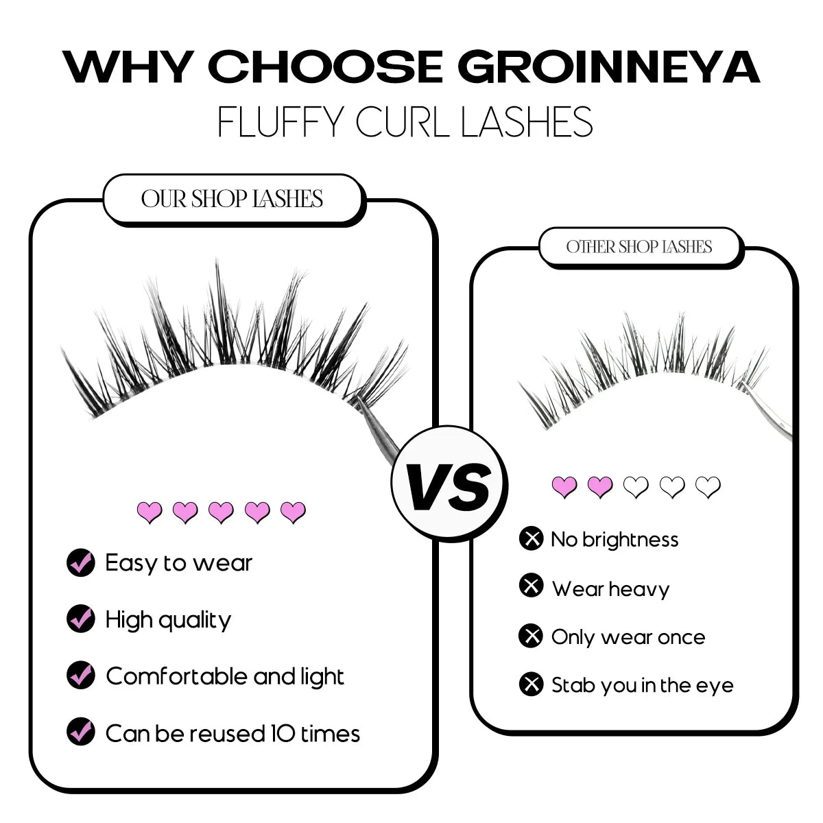 Veltrinay Natural False Eyelashes Manga Lashes 3d Faux Mink Lashes Look Realistic Soft Cross Lashes Fake Lashes Makeup
