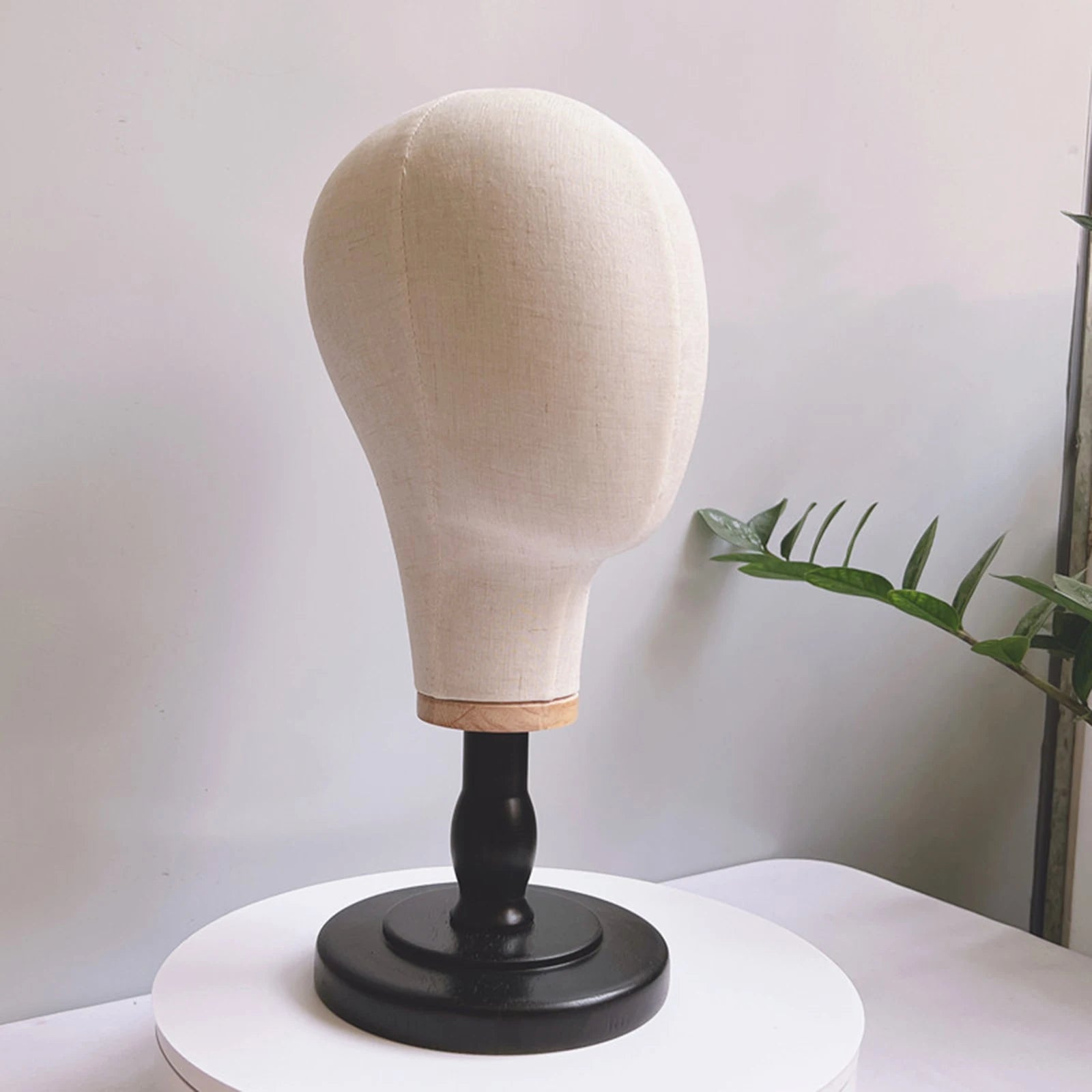 Wig Head Model Multifunctional Wig Making Hat Display Stand for Home Salon Styling Drying Hairdresser Training Jewellery