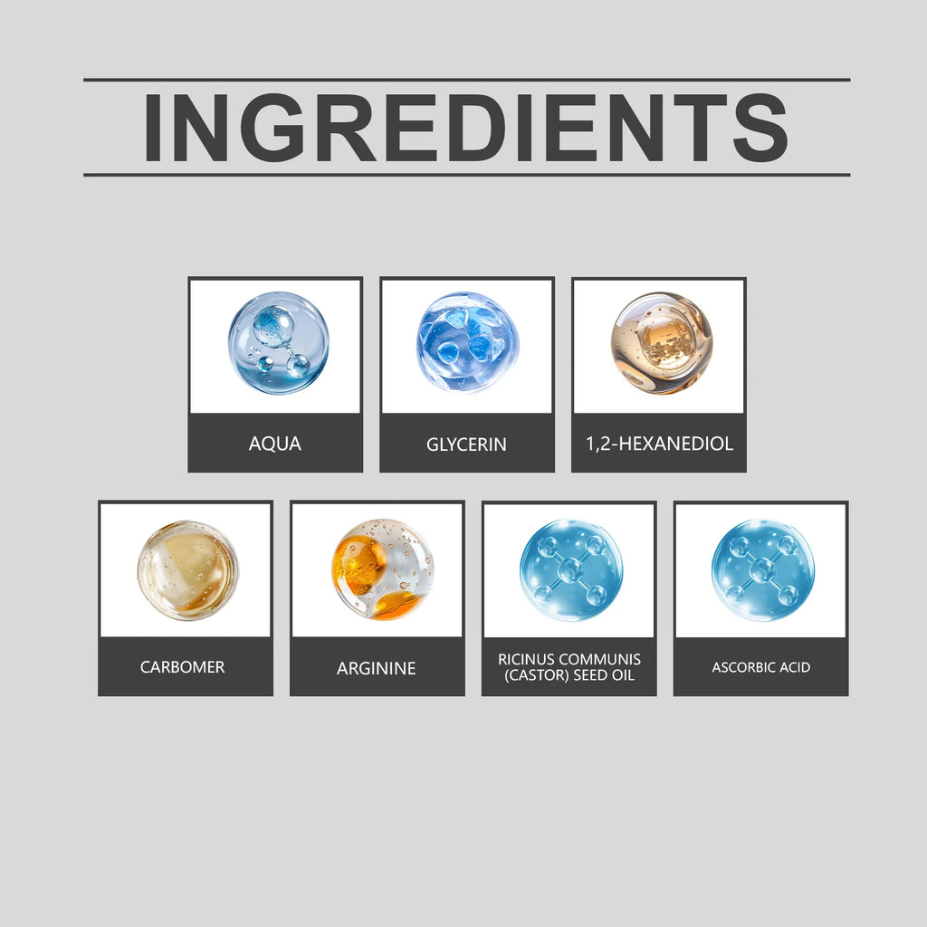 Facial skin care essence nourishes and brightens the skin on the face, providing daily moisture retention.