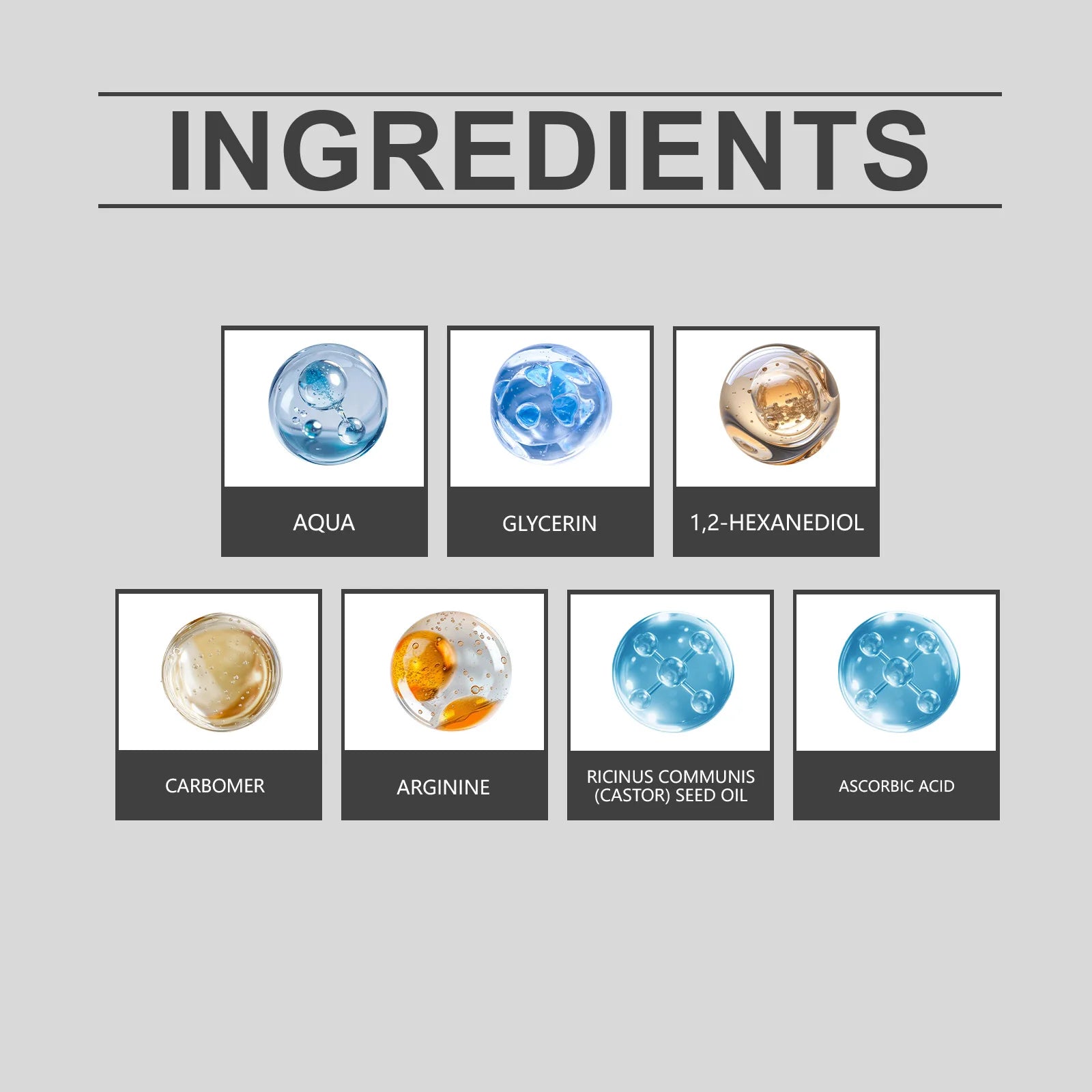 Facial skin care essence nourishes and brightens the skin on the face, providing daily moisture retention.