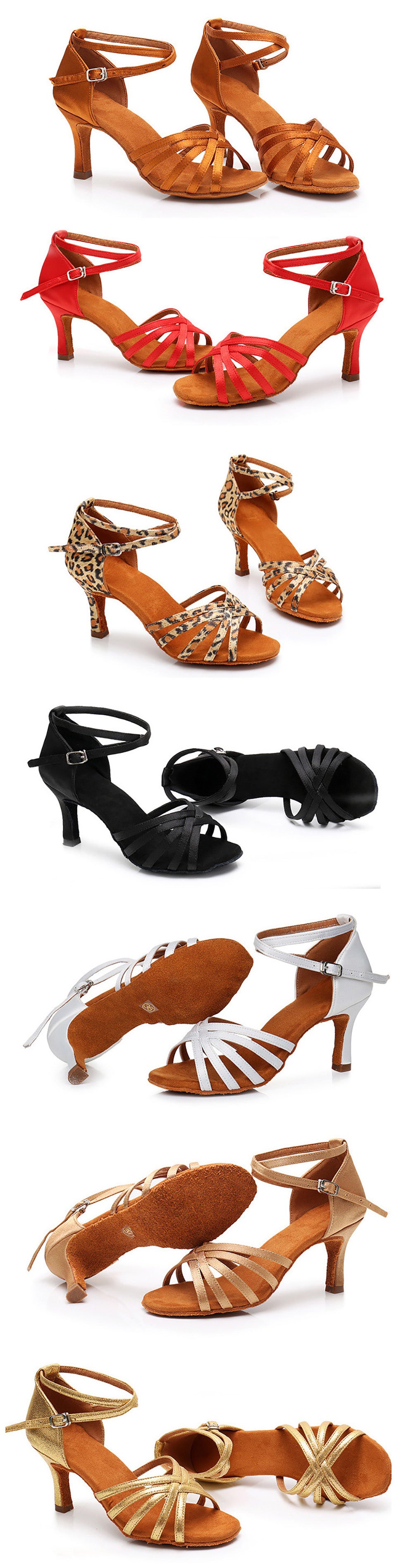 Black Latin Dance Shoes For Women Ladies Girls Ballroom Jazz Salsa Dancing Shoes Sneakers Indoor Soft Sole Practice Shoes 5/7cm