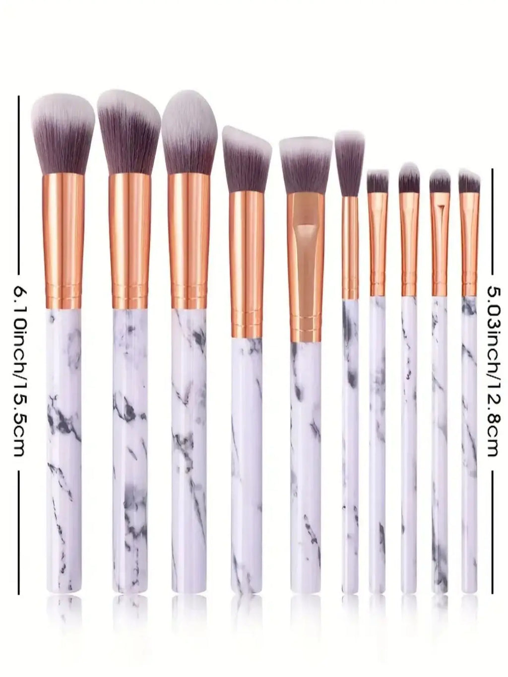 10pcs Set Makeup Brushes Tool Set Cosmetic Powder Eye Shadow Foundation Blush Blending Beauty Maquiagem Beauty Kit for Party