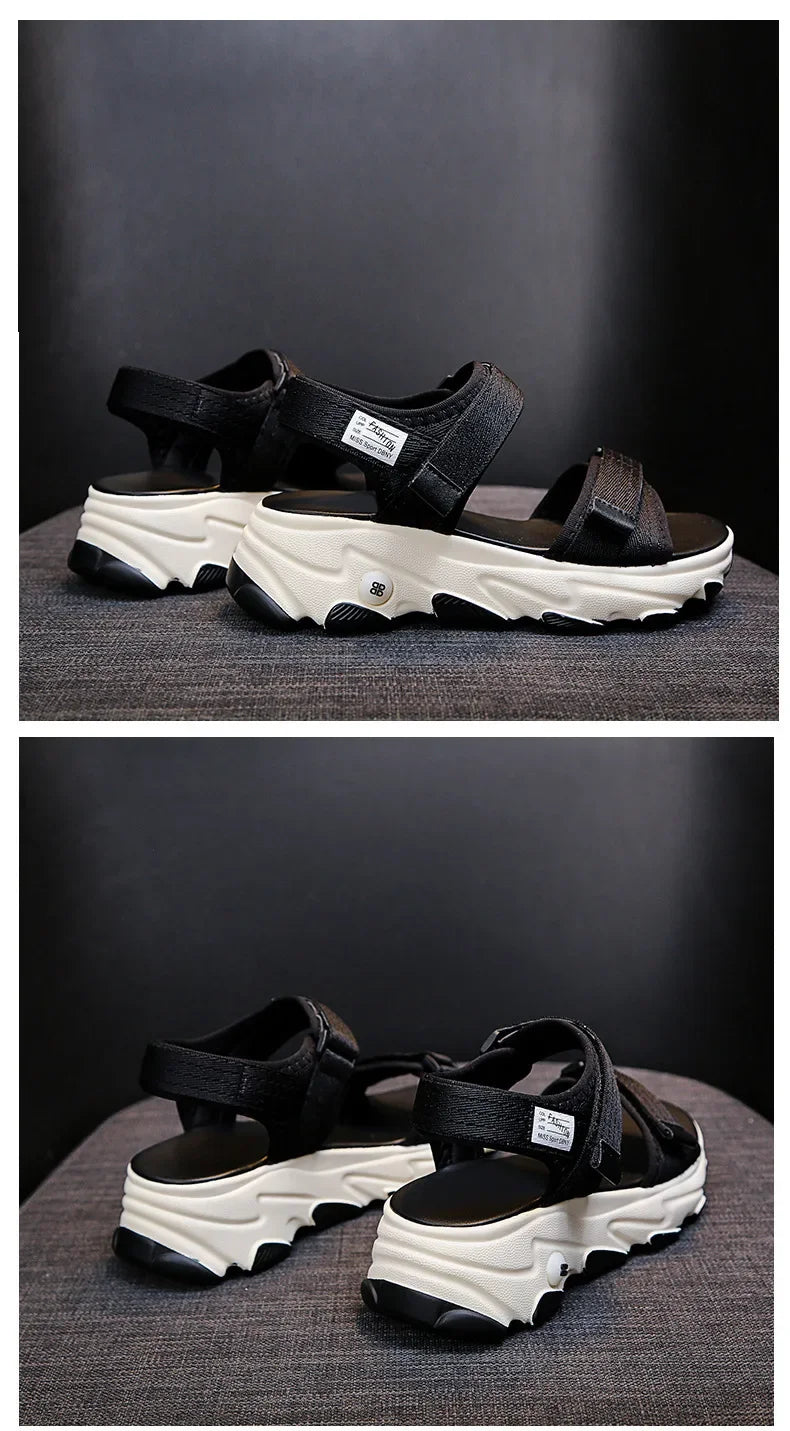 Sandals Women Shoes  New Summer Sports Daddy Fashion Casual Non-Slip Platform non-slip Beach Shoes Sandalias