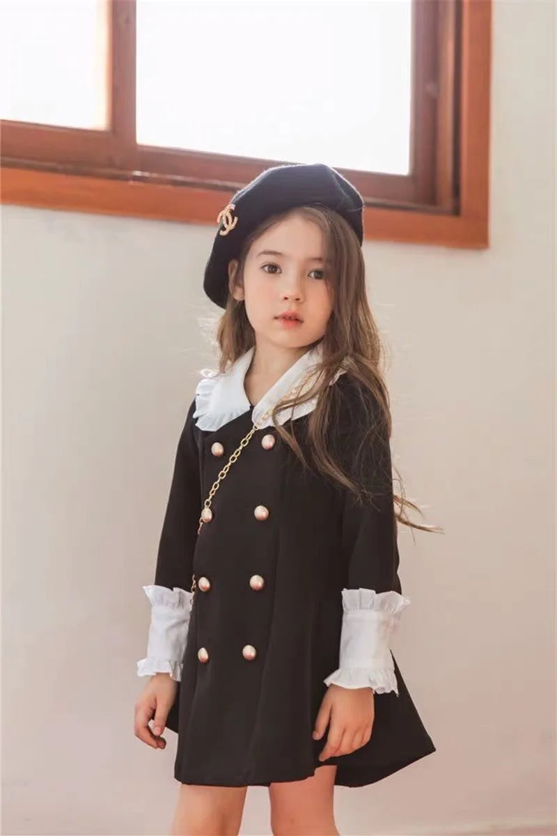Parent Child Clothing Mother Daughter Children Clothing Palace Dress Fashion 2025 Spring and Autumn New Children Clothing