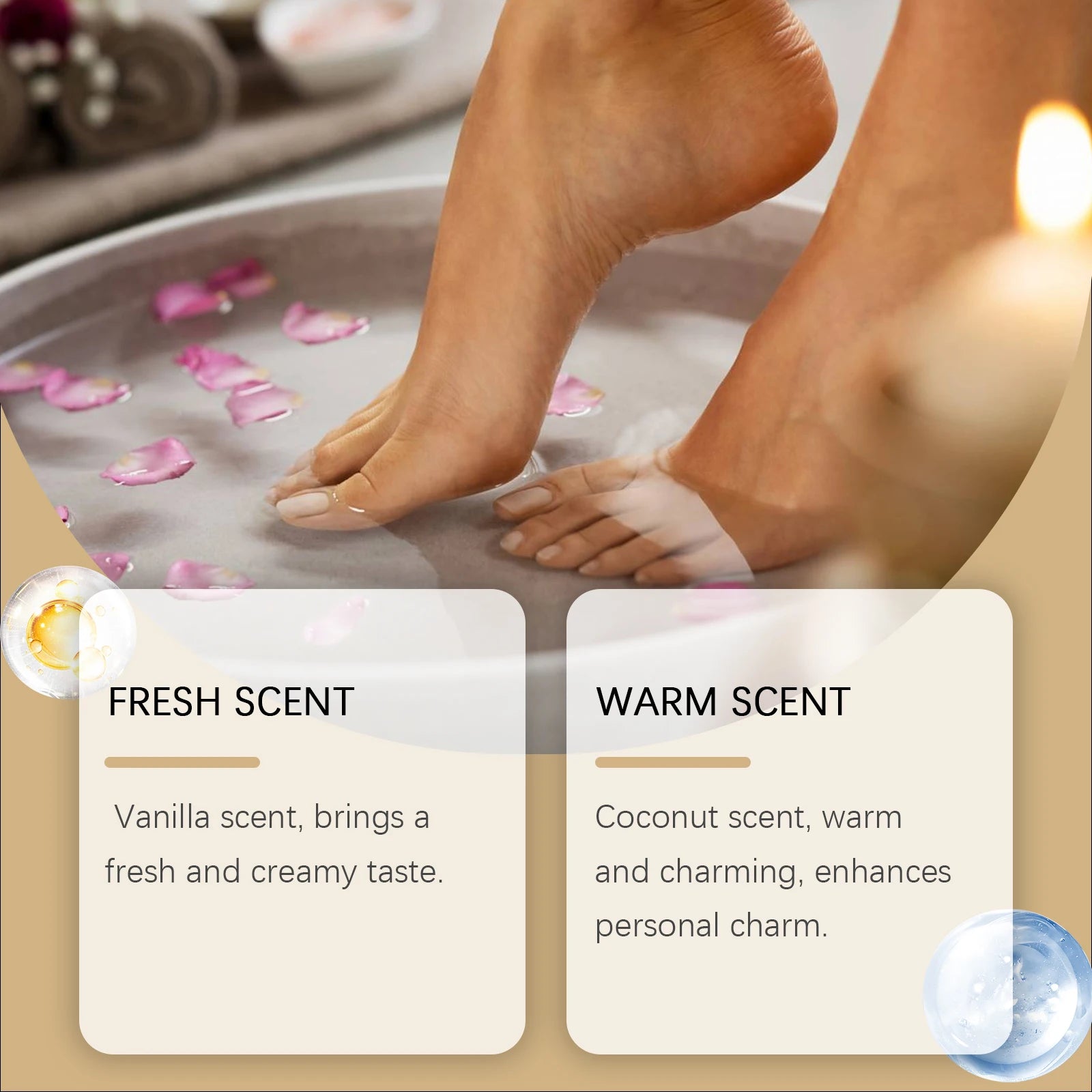 Vanilla Coconut Body Perfume Spray, long-lasting fragrance, exuding unique charm, fresh and romantic, portable perfume
