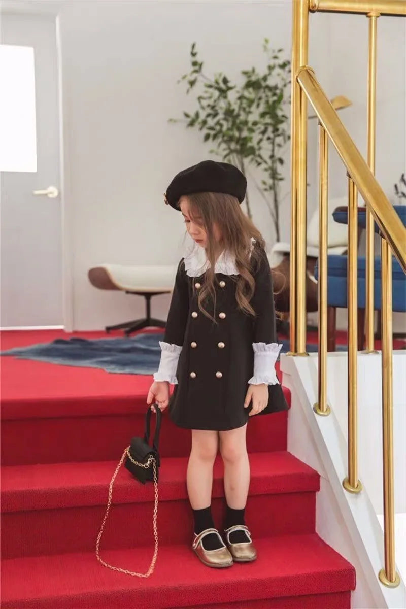 Parent Child Clothing Mother Daughter Children Clothing Palace Dress Fashion 2025 Spring and Autumn New Children Clothing