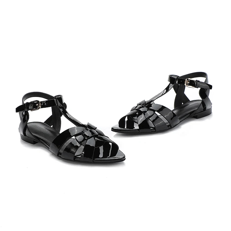 2024 new classic elegant spring/summer fashion charming pointed flat sandals for shopping, dating, parties, sexy dressing